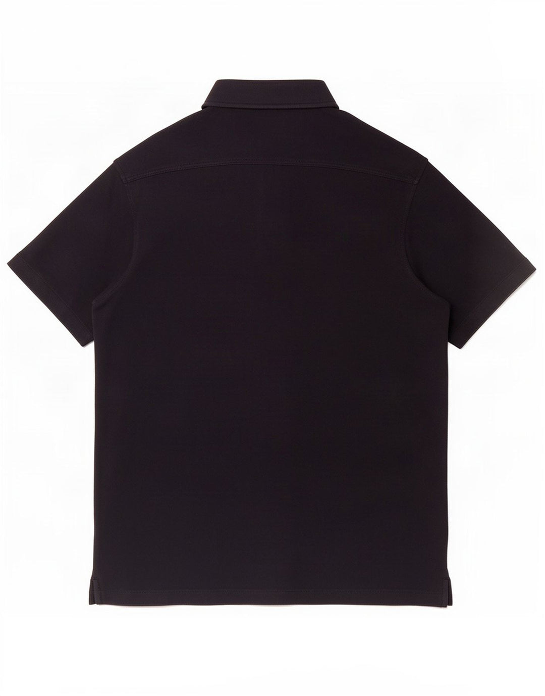 Camicia a maniche corte da uomo Massimo Dutti piccola in cotone nero