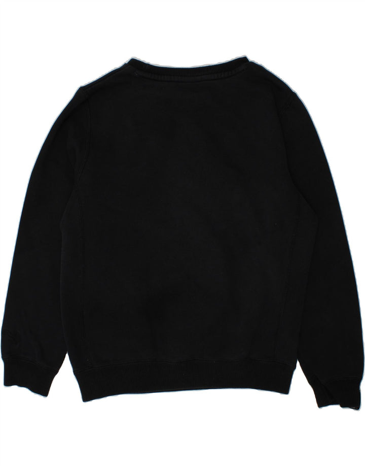 PUMA Boys Graphic Sweatshirt Jumper 9-10 Years Black Cotton Vintage Puma and Second-Hand Puma from Messina Hembry 