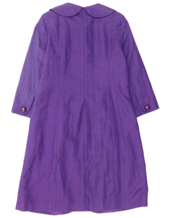 Cappotto da donna Monsoon UK 12 Cotone viola medio