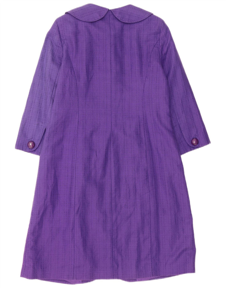 Cappotto da donna Monsoon UK 12 Cotone viola medio