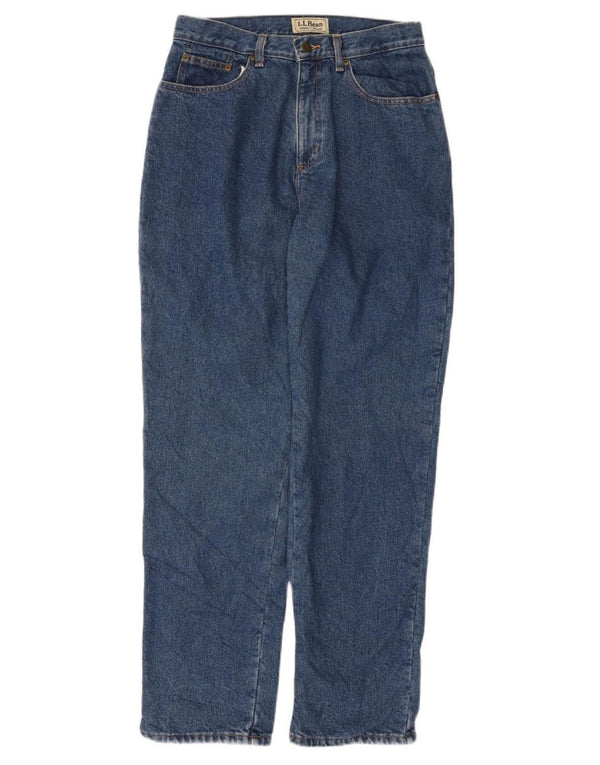 Jeans affusolati dalla vestibilità originale da donna L.L.Bean US 12 Large W30 L32 cotone blu