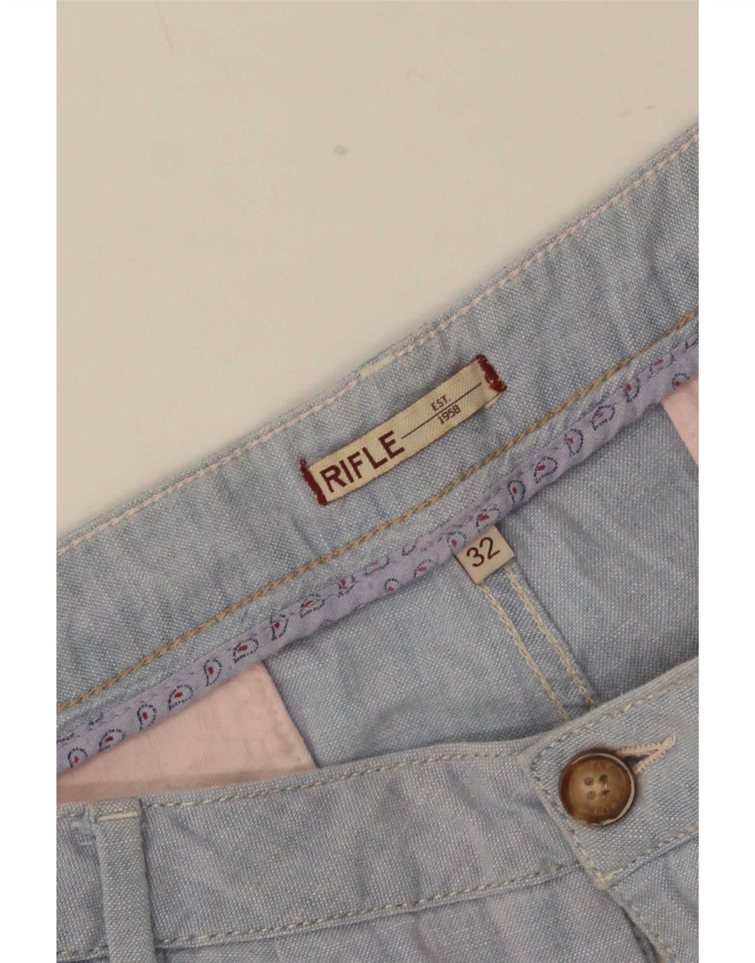 Pantaloncini chino da donna Rifle grandi W32 blu