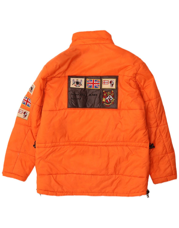 Giacca da sci grafica da uomo Explorer UK 40 grande arancione