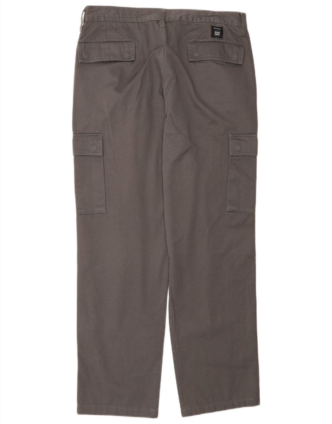 Pantaloni cargo dritti da uomo Gas W36 L31 in cotone grigio
