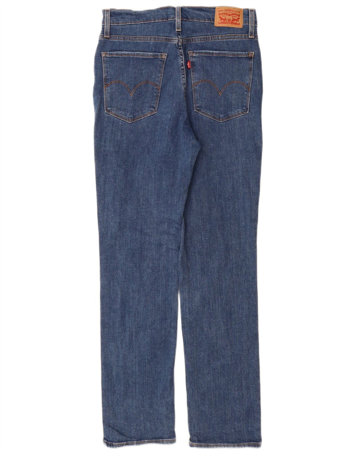 Jeans dritti a vita alta Levi's 724 da donna W29 L30 cotone blu