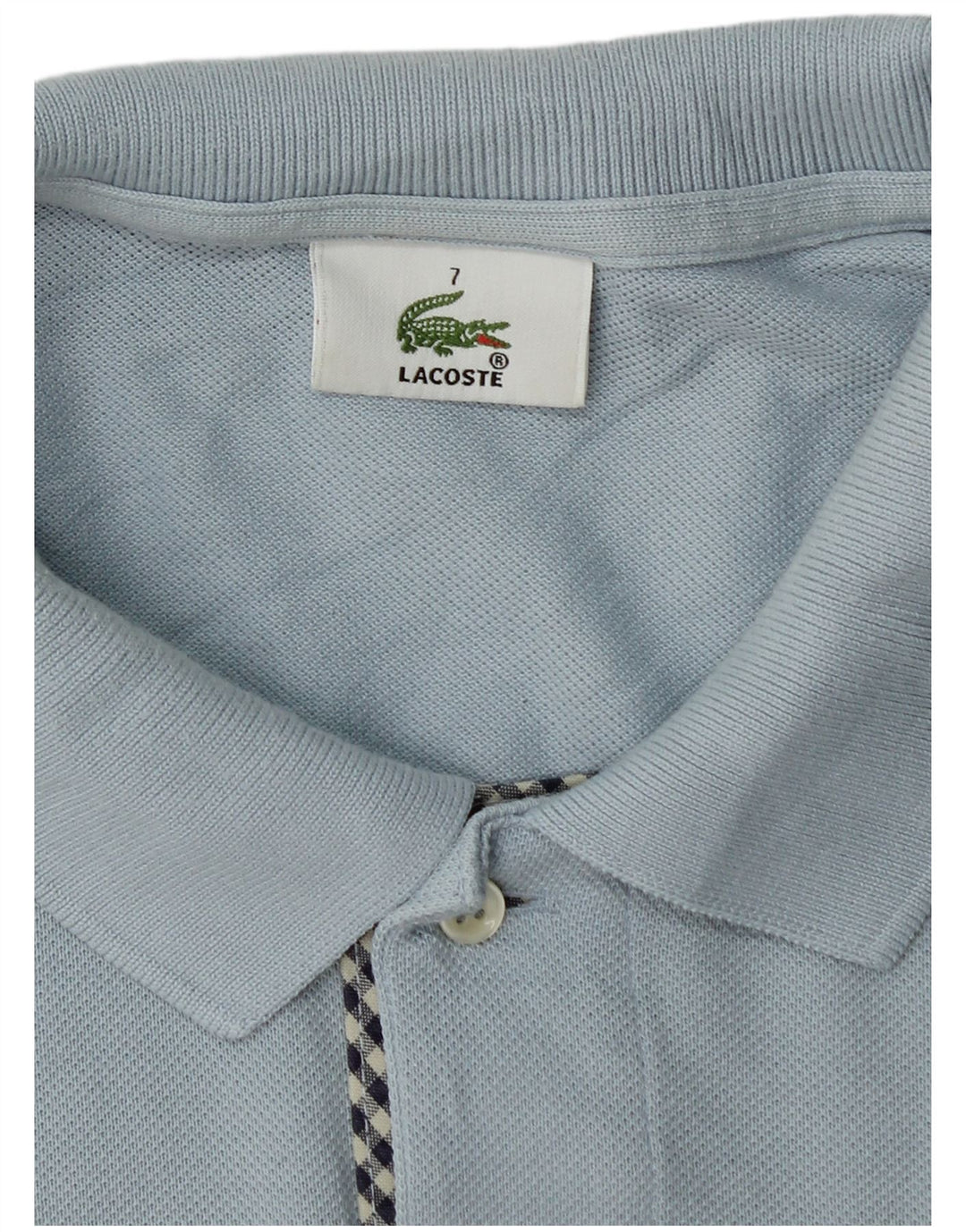 Polo da uomo Lacoste taglia 7 2XL cotone blu