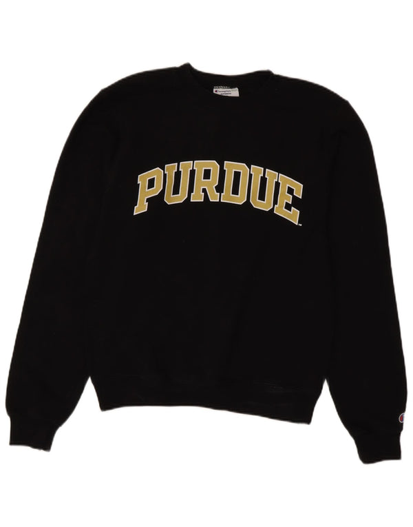 Felpa grafica Champion Purdue da uomo XS nera