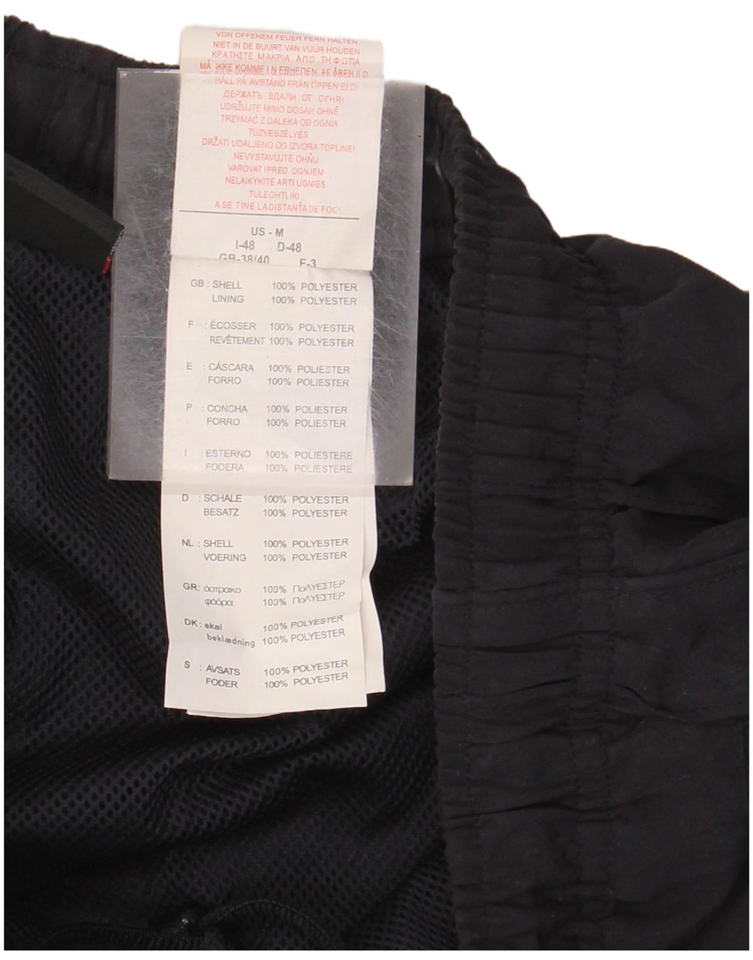 LOTTO Mens Bermuda Sport Shorts UK 38/40 Medium  Black Polyester