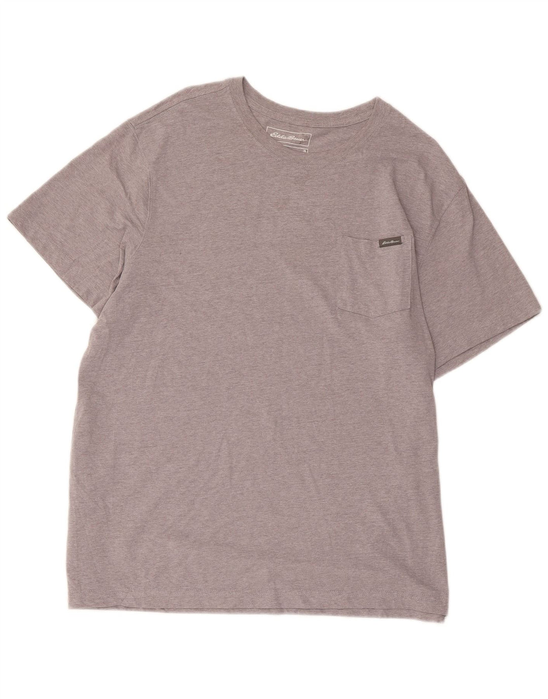 T-shirt da uomo EDDIE BAUER Top XL in cotone grigio