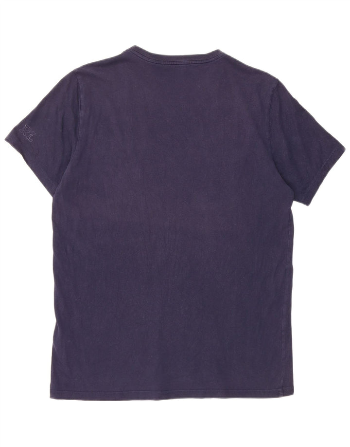 T-shirt da uomo Polo Ralph Lauren Top medio blu navy