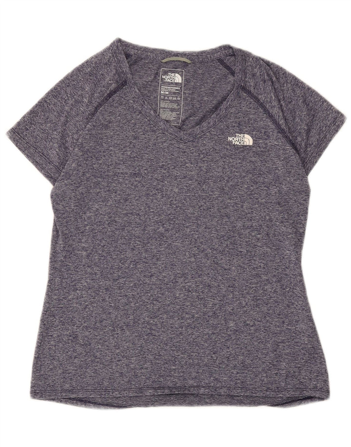 T-shirt da donna The North Face Top UK 12 Poliestere chiazzato medio blu navy