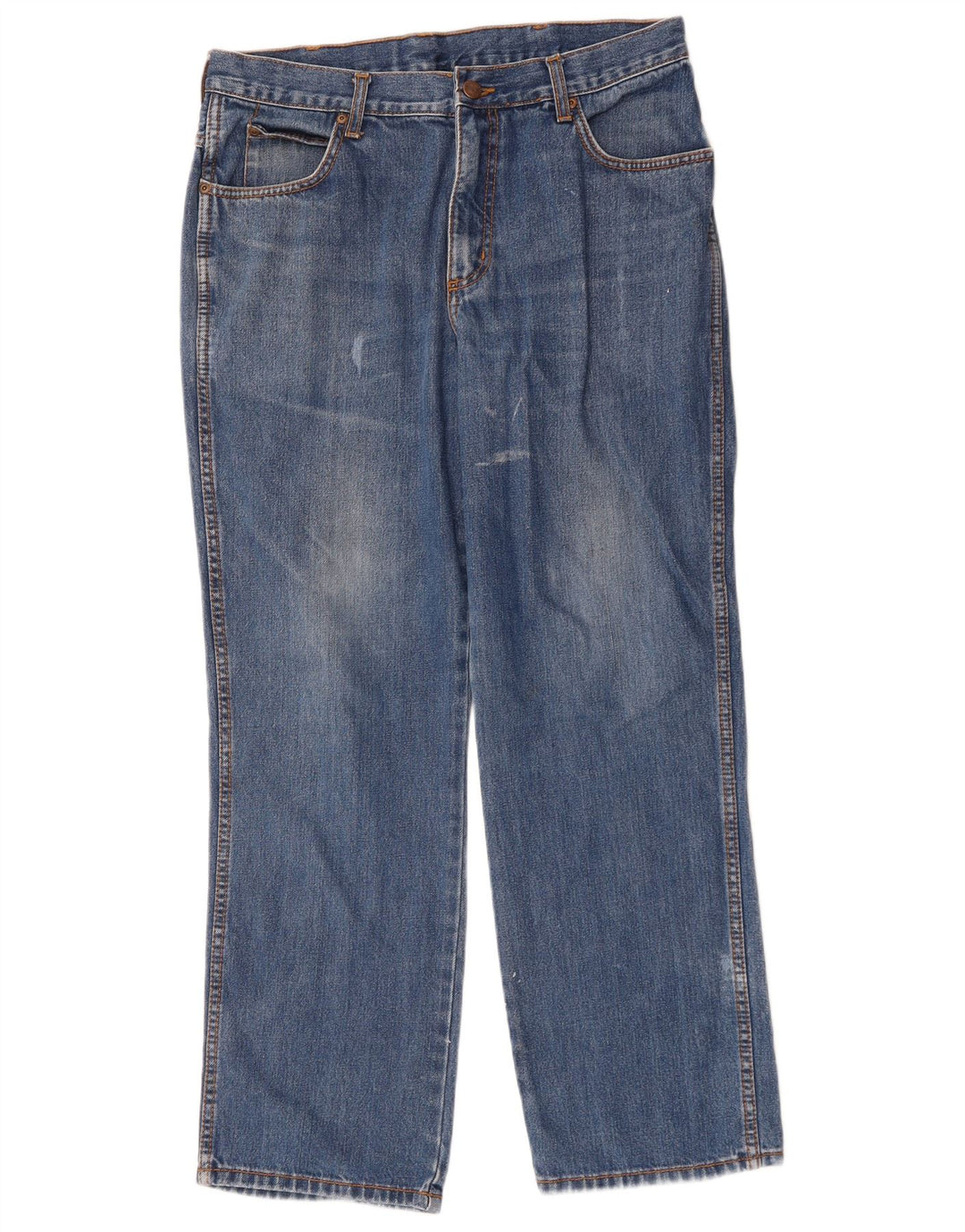 Jeans dritti da uomo Wrangler Ohio W34 L30 cotone blu