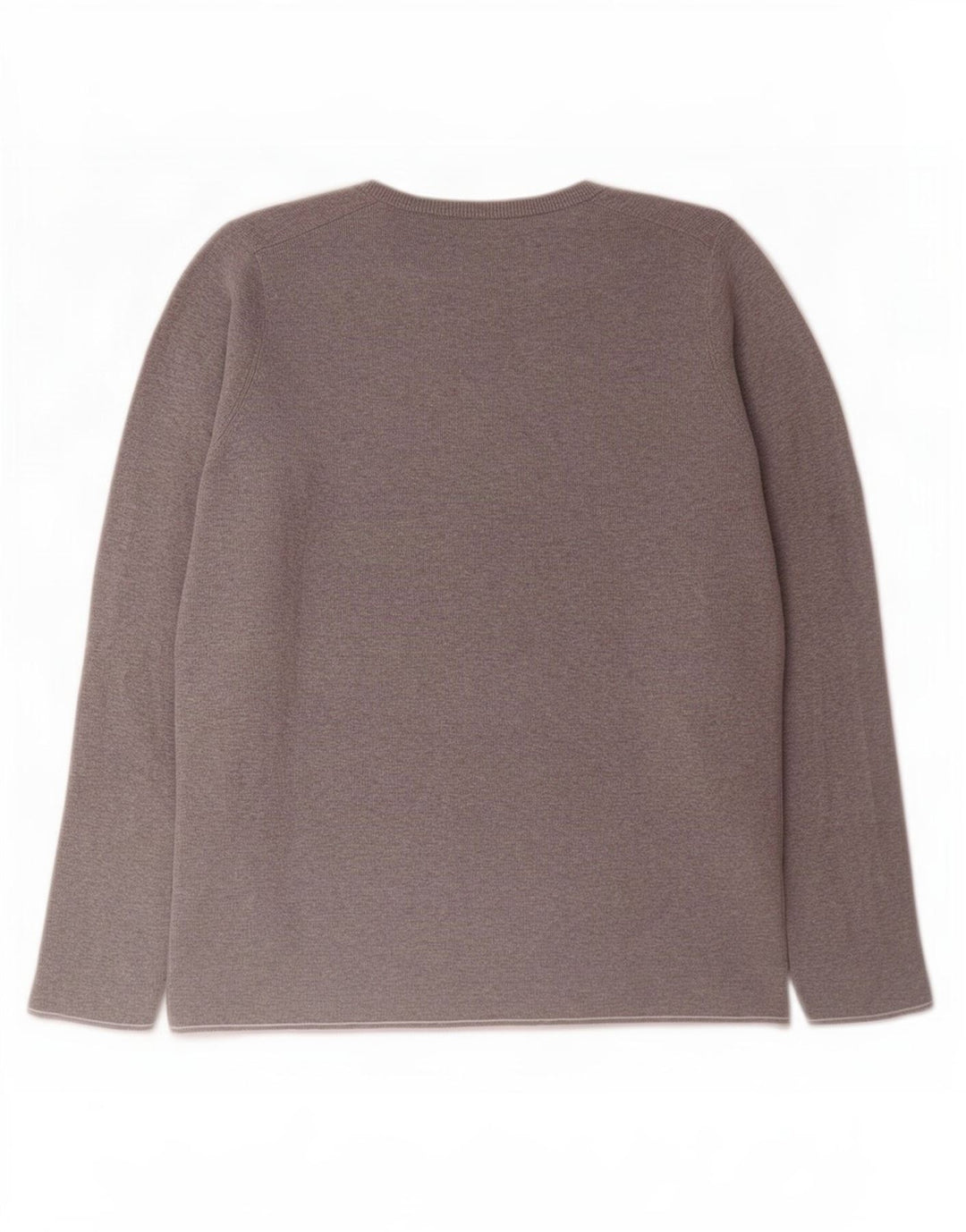 Maglione maglione girocollo da uomo Massimo Dutti in cotone grigio medio