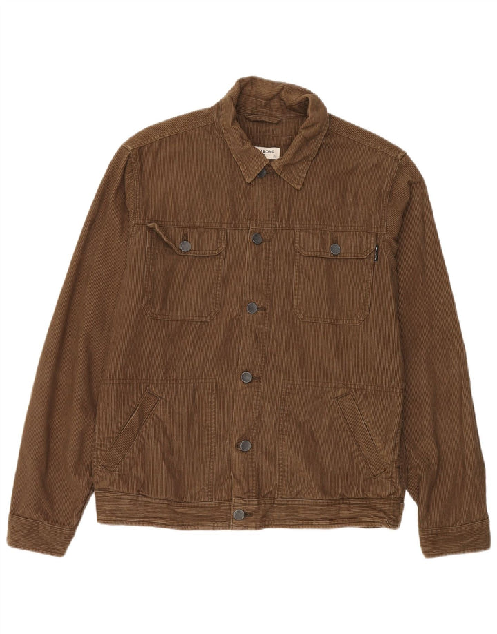 Giacca da uomo in velluto a coste Billabong UK 40 Large Marrone