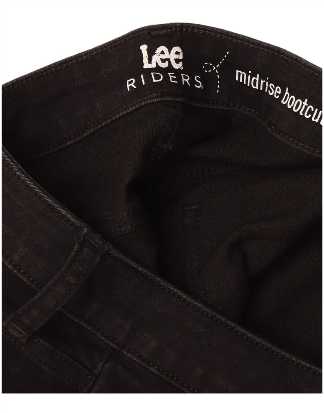 Jeans Lee Bootcut da donna a vita media US 16 2XL W36 L32 Cotone nero