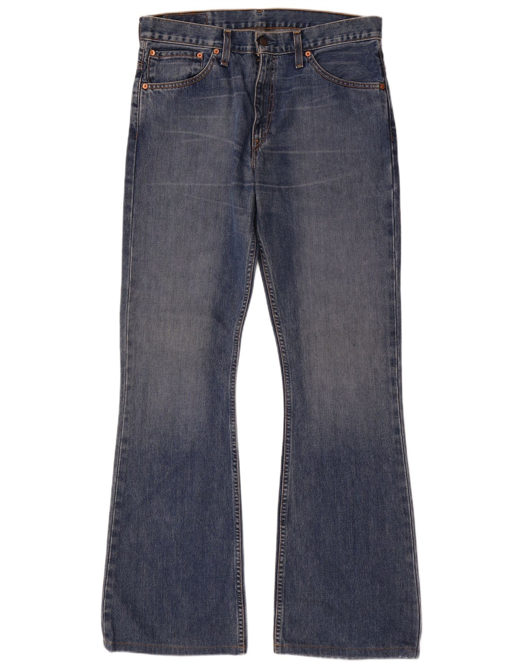 Jeans Levi's 516 bootcut a vita alta da donna W34 L36 cotone blu