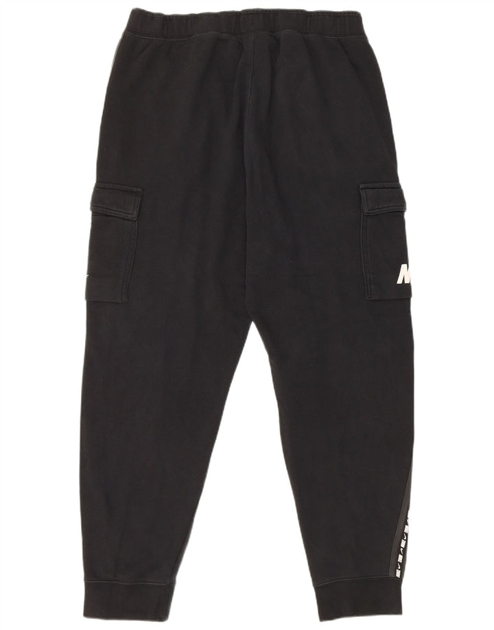 Pantaloni da tuta Nike Graphic Cargo da uomo, pantaloni da jogging, cotone medio nero