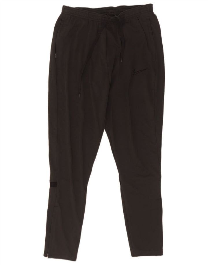 Pantaloni da tuta Nike Dri Fit da uomo, piccoli, in poliestere color block nero