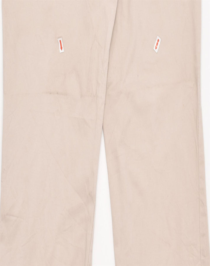 LEE Womens Straight Casual Trousers US 12 Large W30 L31 Beige Cotton | Vintage | Thrift | Second-Hand | Used Clothing | Messina Hembry 