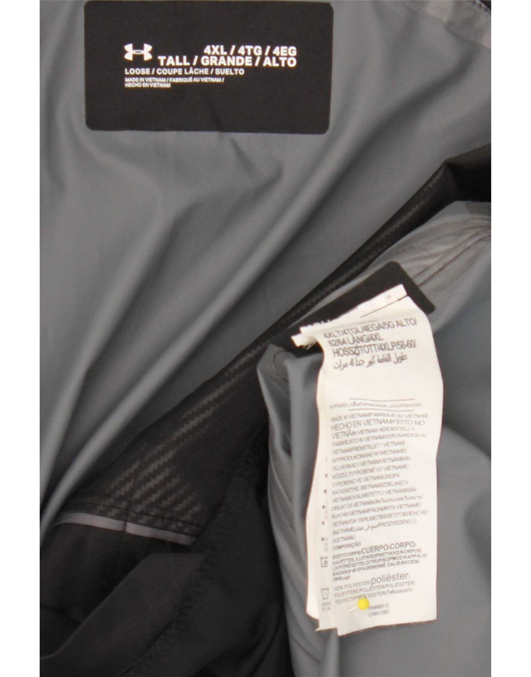 Giacca da tuta da uomo Under Armour 4XL Poliestere color block nero