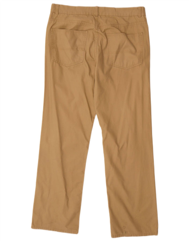 TOMMY HILFIGER Pantaloni casual dritti da uomo W33 L32 Cotone beige
