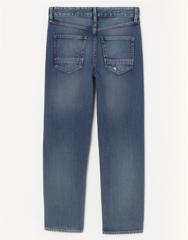 Jeans dritti invecchiati da donna G-Star W24 L30 cotone blu