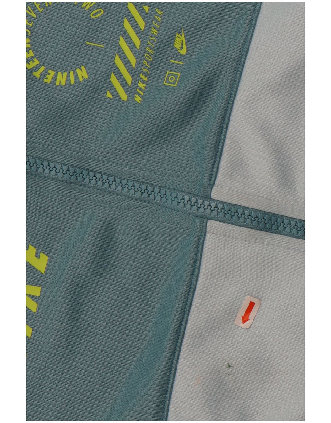 Giacca da ginnastica oversize con grafica Nike da donna UK 10 piccola blu