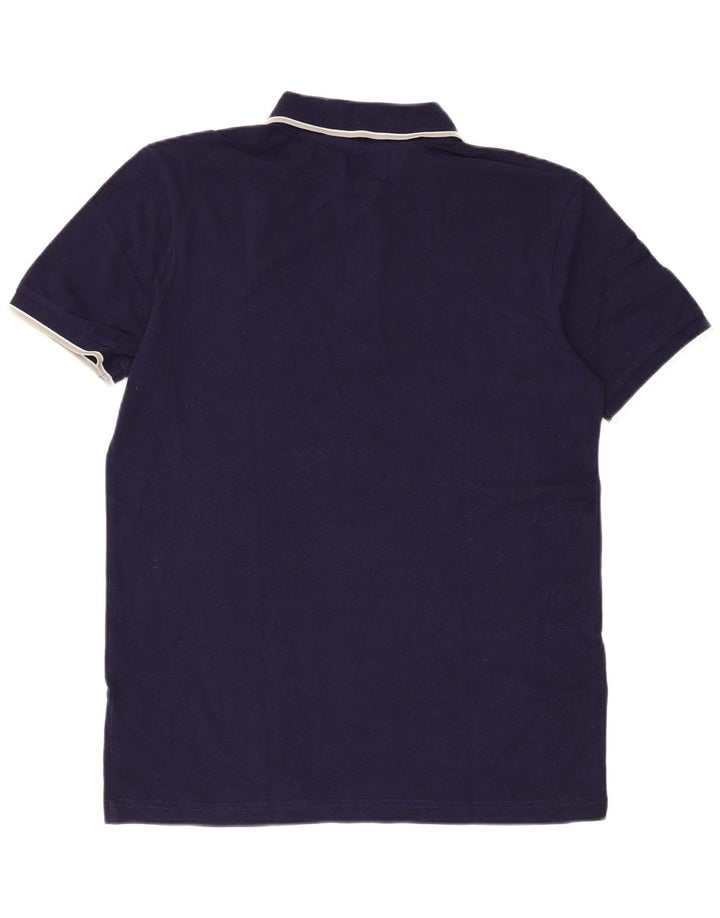 Polo KAPPA da uomo grande in cotone blu navy