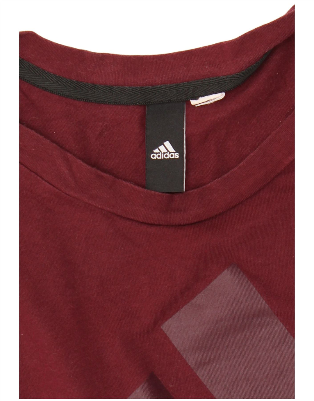 Maglietta grafica da uomo Adidas Top Large Bordeaux