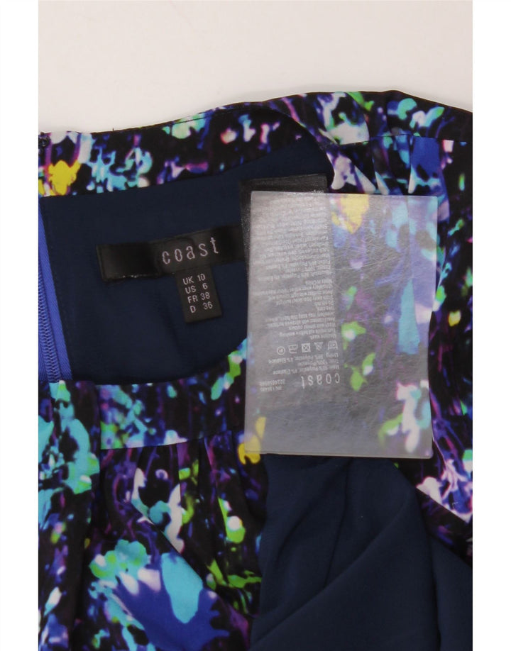 Abito tubino da donna con motivo astratto COAST UK 10 piccolo multicolore