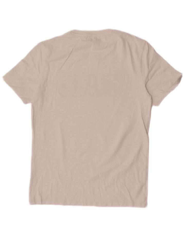 T-shirt grafica da uomo slim fit Guess, colore bianco medio