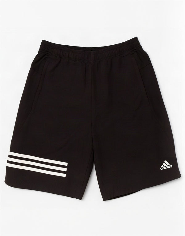 Pantaloncini sportivi Adidas Climacool da uomo piccoli in poliestere nero