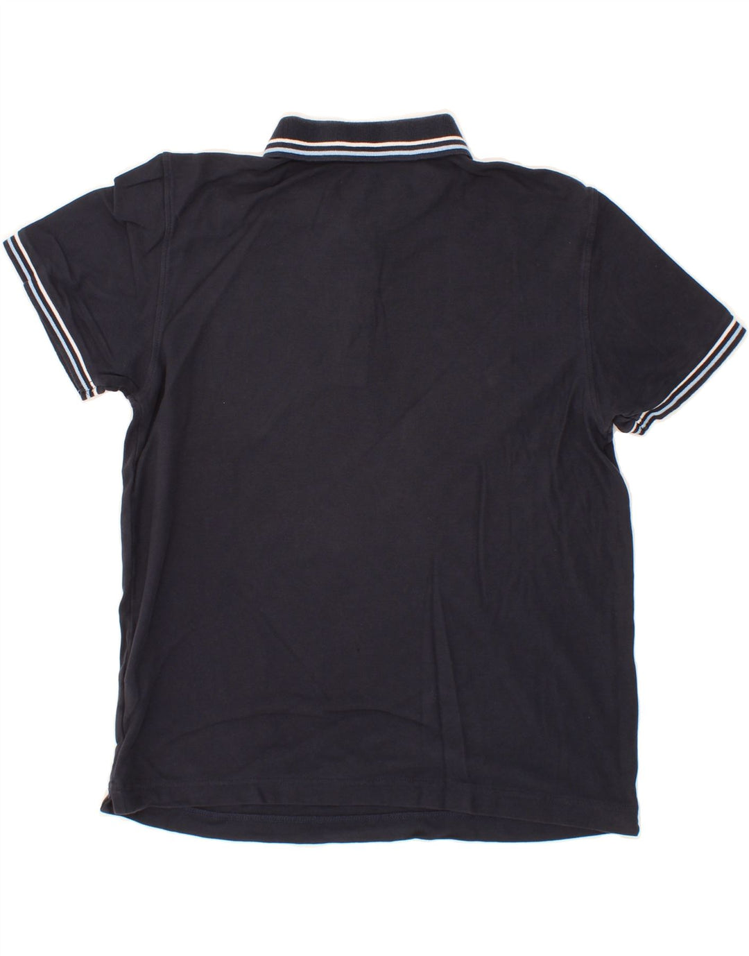 LOTTO Mens Polo Shirt Medium Navy Blue Cotton Vintage Lotto and Second-Hand Lotto from Messina Hembry 