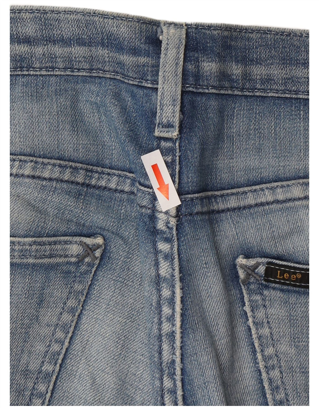 Pantaloncini di jeans Lowell da uomo Lee W30 cotone blu medio