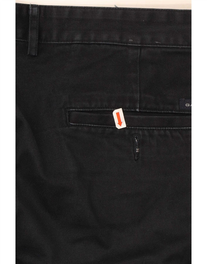 Pantaloni chino dritti da uomo Gant W44 L32 neri