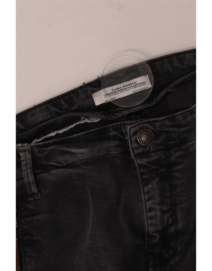 Jeans cargo slim da donna Zara EU 42 Large W32 L28 Grigio
