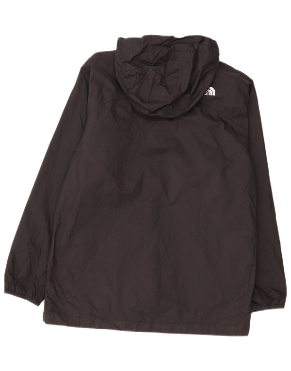 THE NORTH FACE Giacca antipioggia con cappuccio per ragazzi 11-12 anni Large in poliestere nero