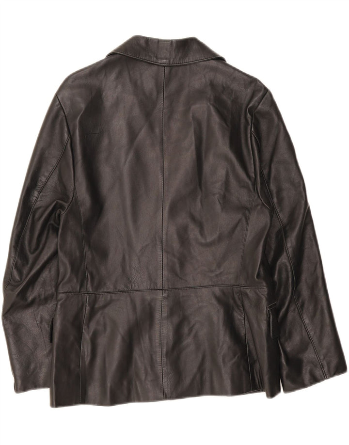 Giacca blazer vintage da uomo a 4 bottoni UK 34 XS nera
