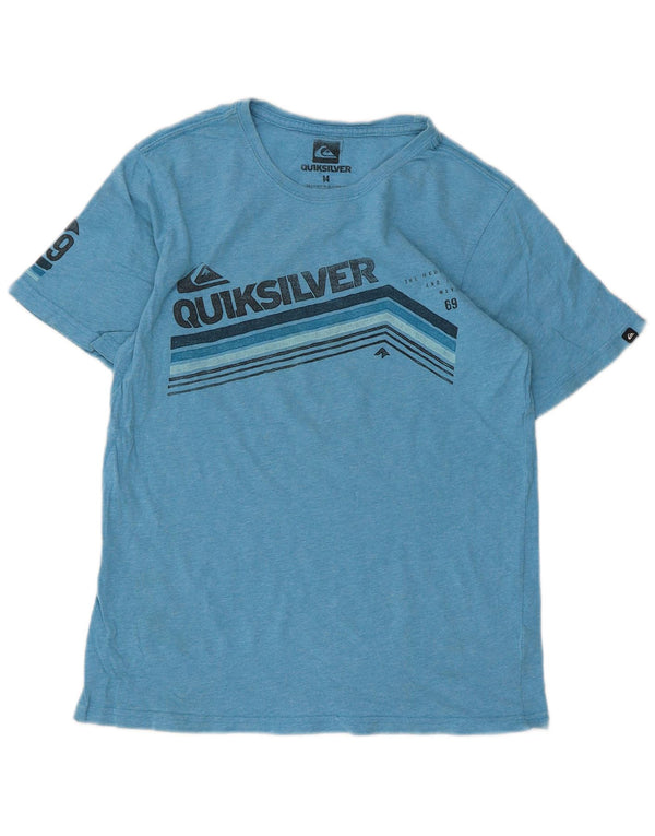 T-shirt grafica Quiksilver per ragazzi 13-14 anni in cotone blu