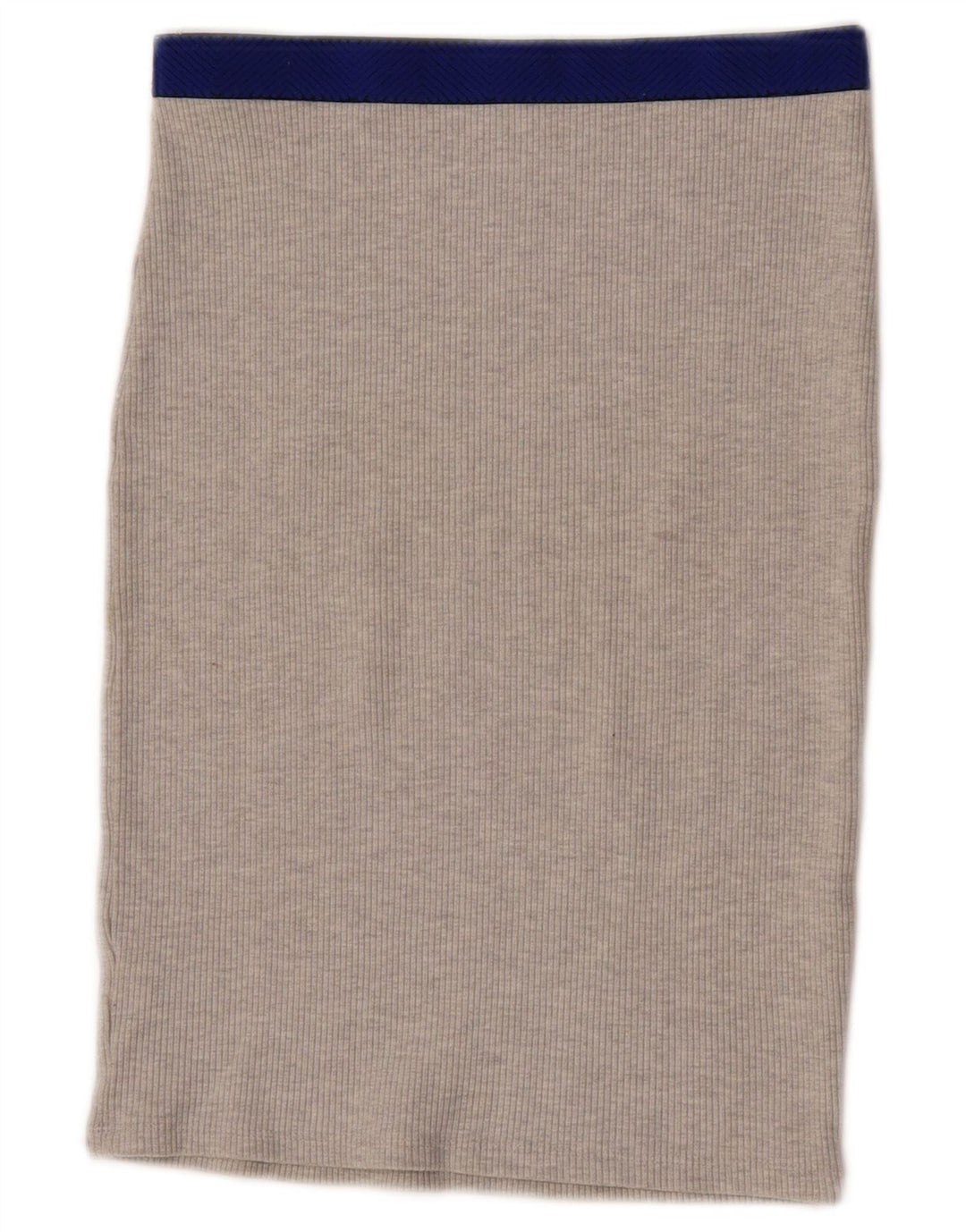 Gonna dritta Trafaluc da donna Zara piccola W26 poliestere color block grigio
