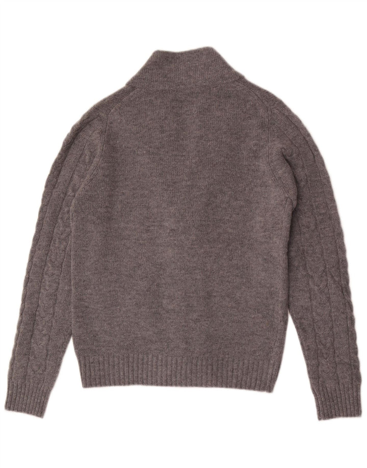 Maglione Cardigan Uomo Gas Piccolo Grigio Lana