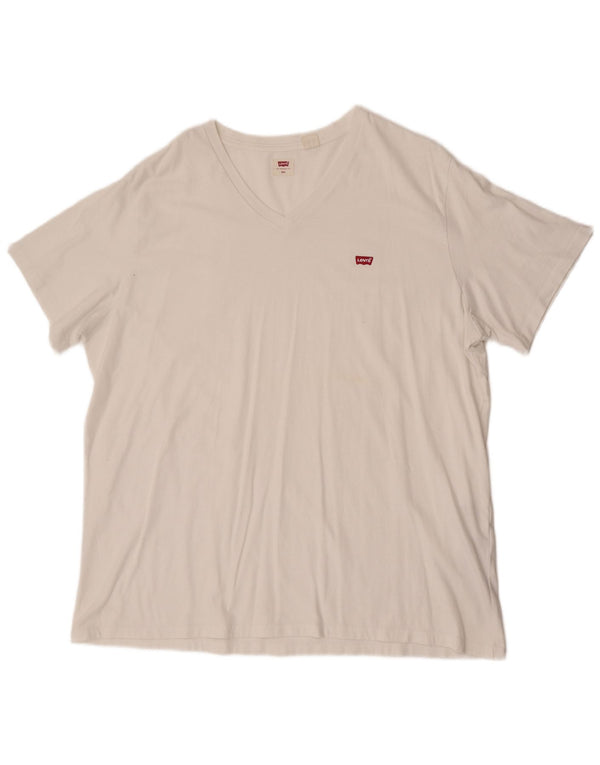 T-shirt Levi's da uomo 2XL in cotone bianco