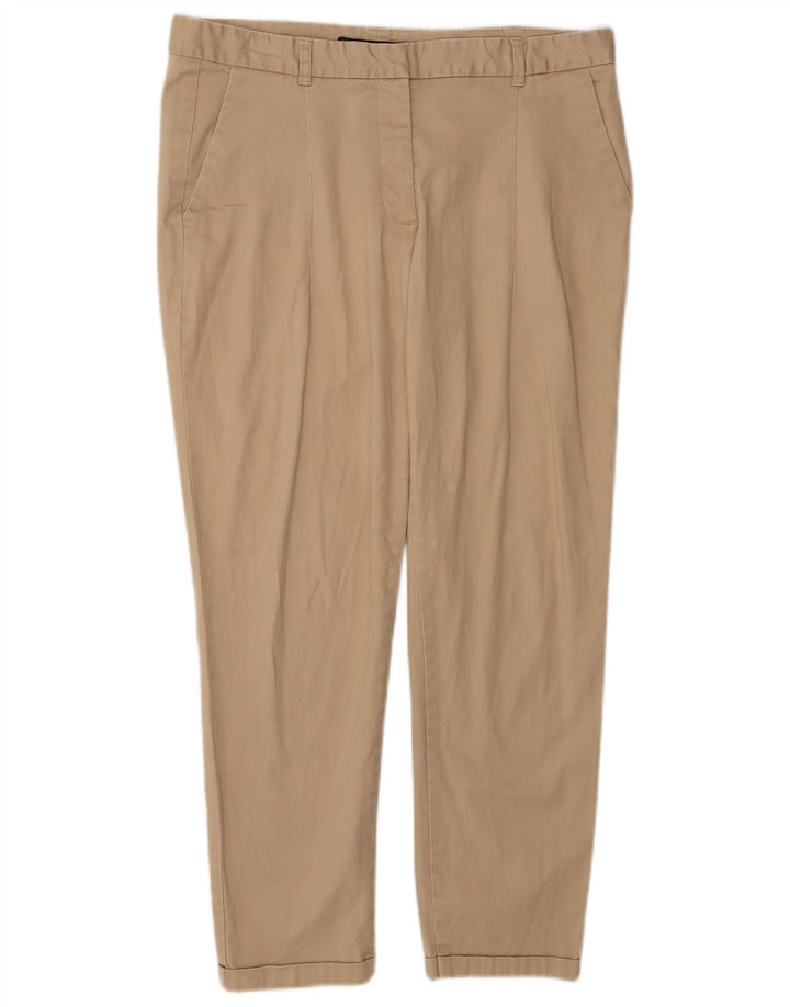 Pantaloni chino slim da donna Zara EU 40 medi W30 L25 Beige