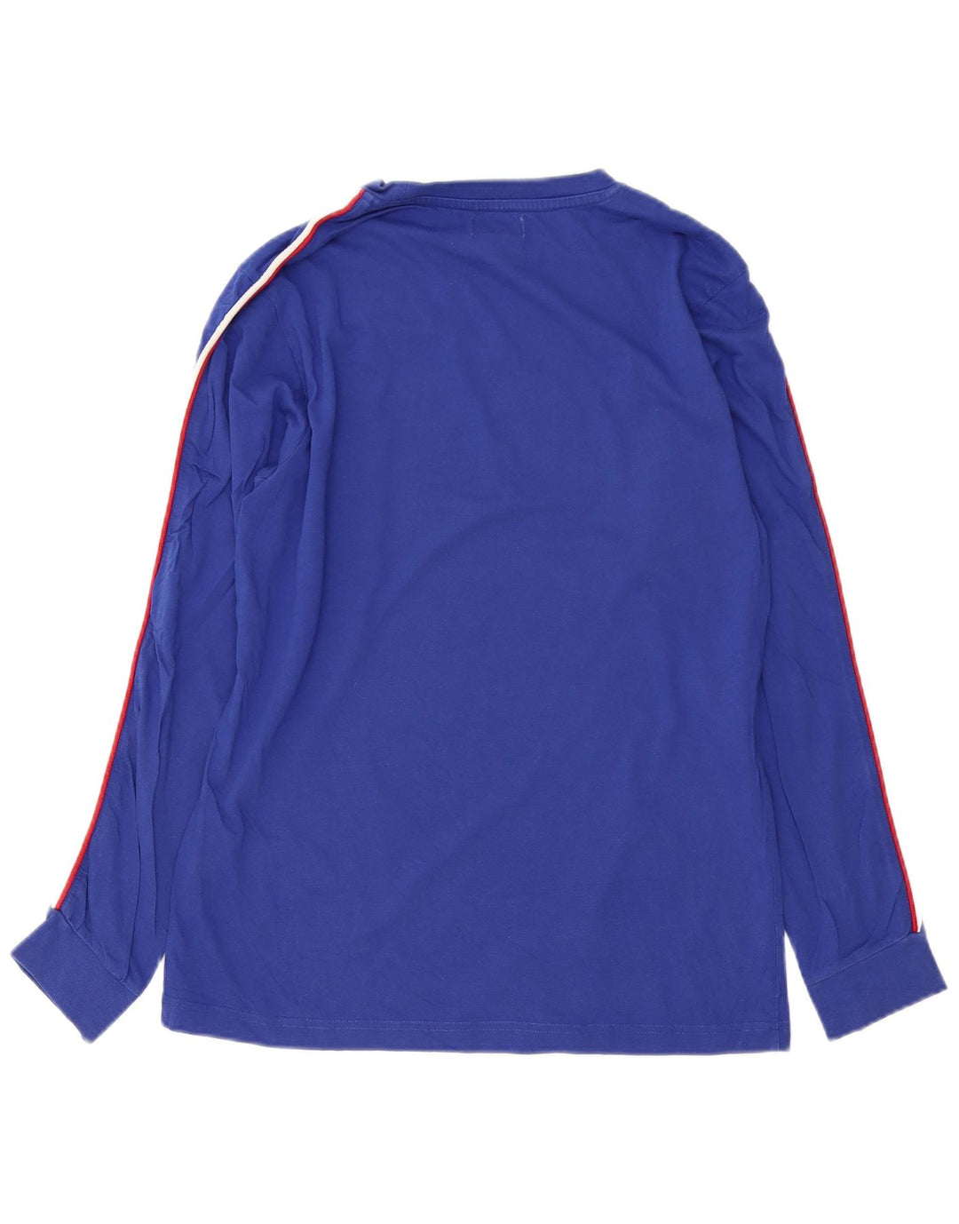 Top Kappa Uomo Manica Lunga Cotone Blu Medio