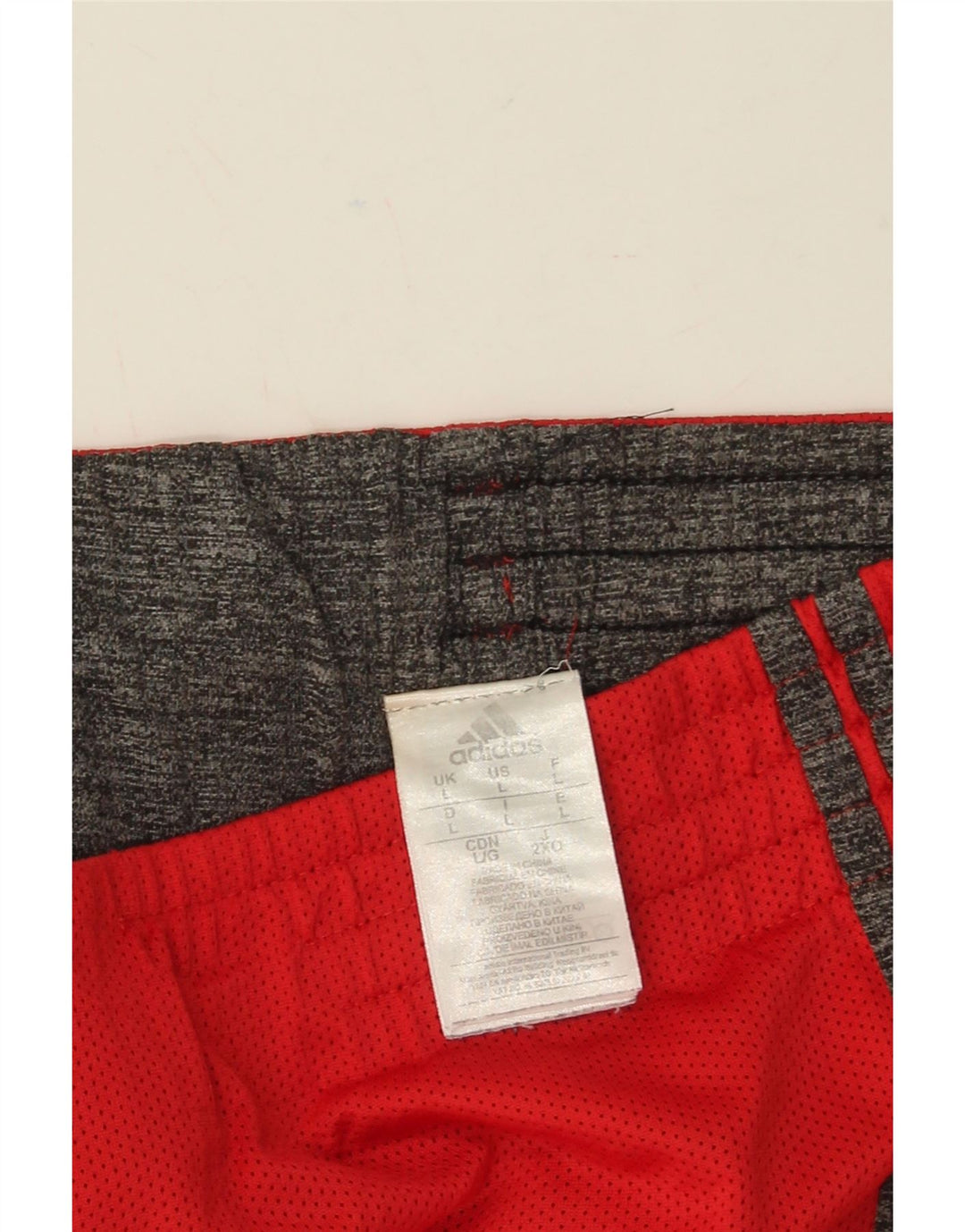 ADIDAS Mens Chicago Bulls Graphic Sport Shorts Large  Red Polyester