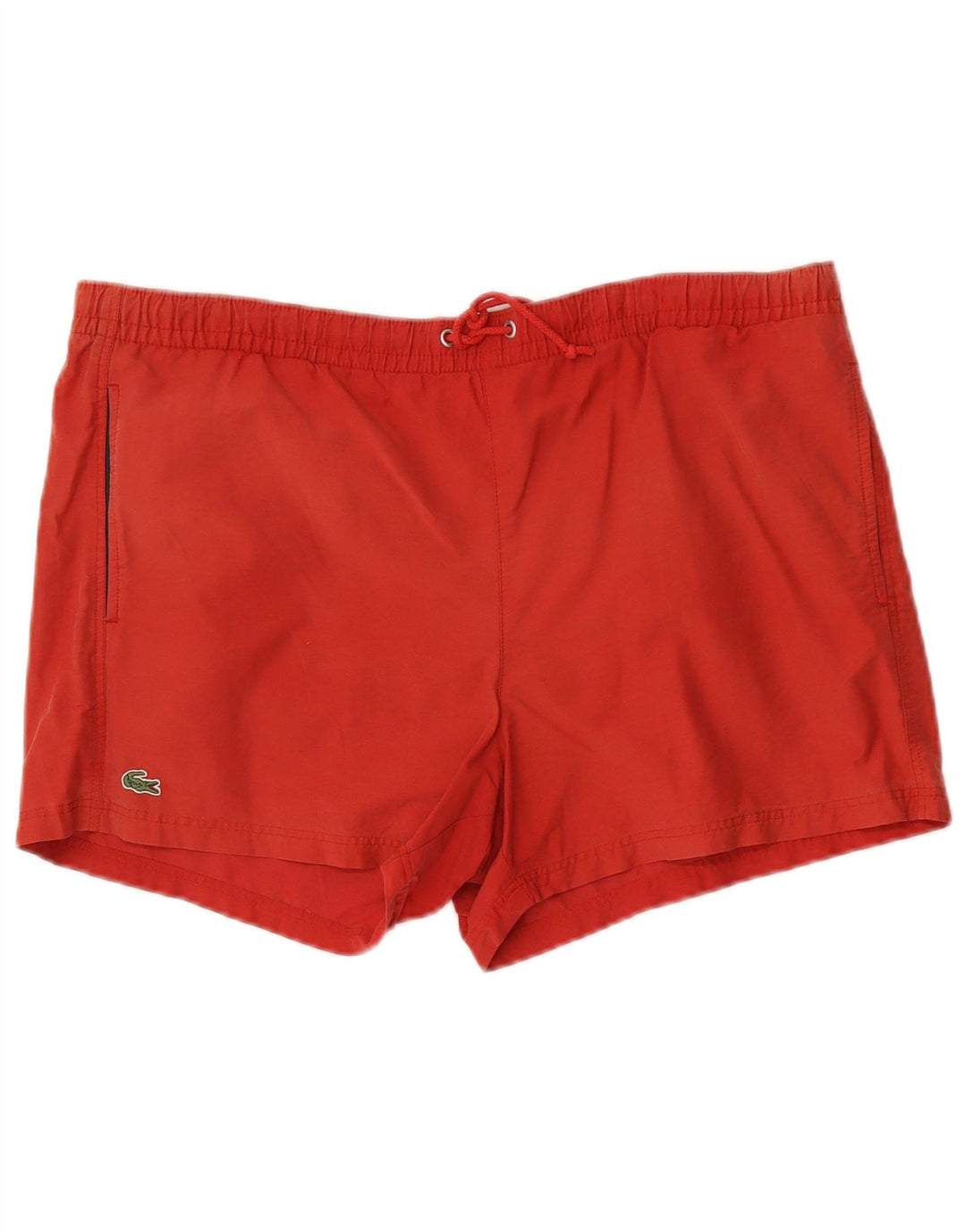 Pantaloncini da bagno da uomo Lacoste taglia 6 XL rossi