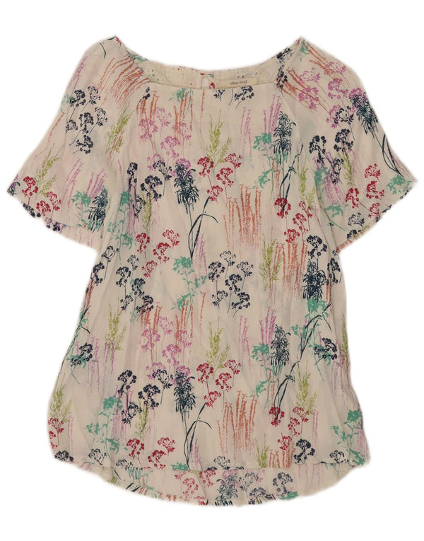 Camicetta da donna White Stuff Top UK 10 Piccola viscosa floreale