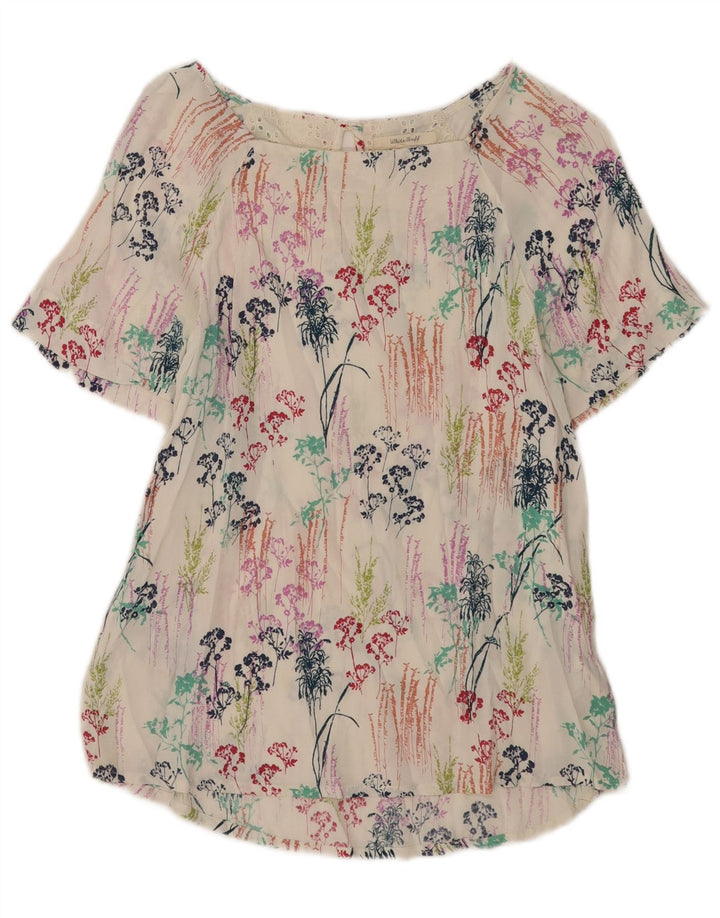 Camicetta da donna White Stuff Top UK 10 Piccola viscosa floreale