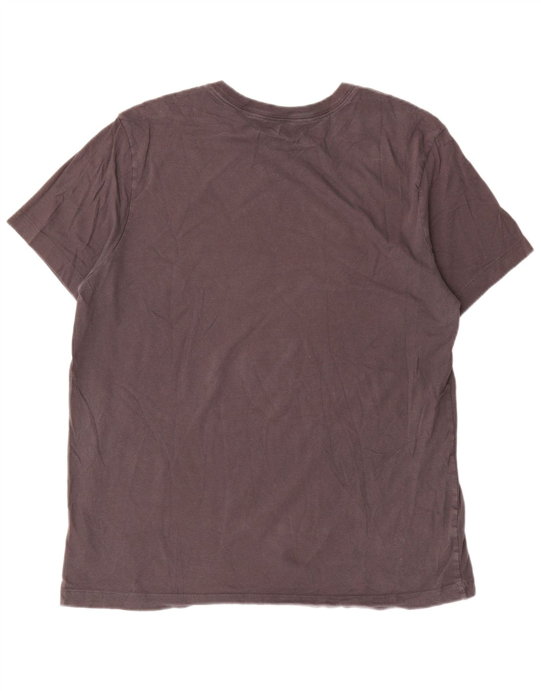 T-shirt grafica da uomo Nike Top grande in cotone grigio