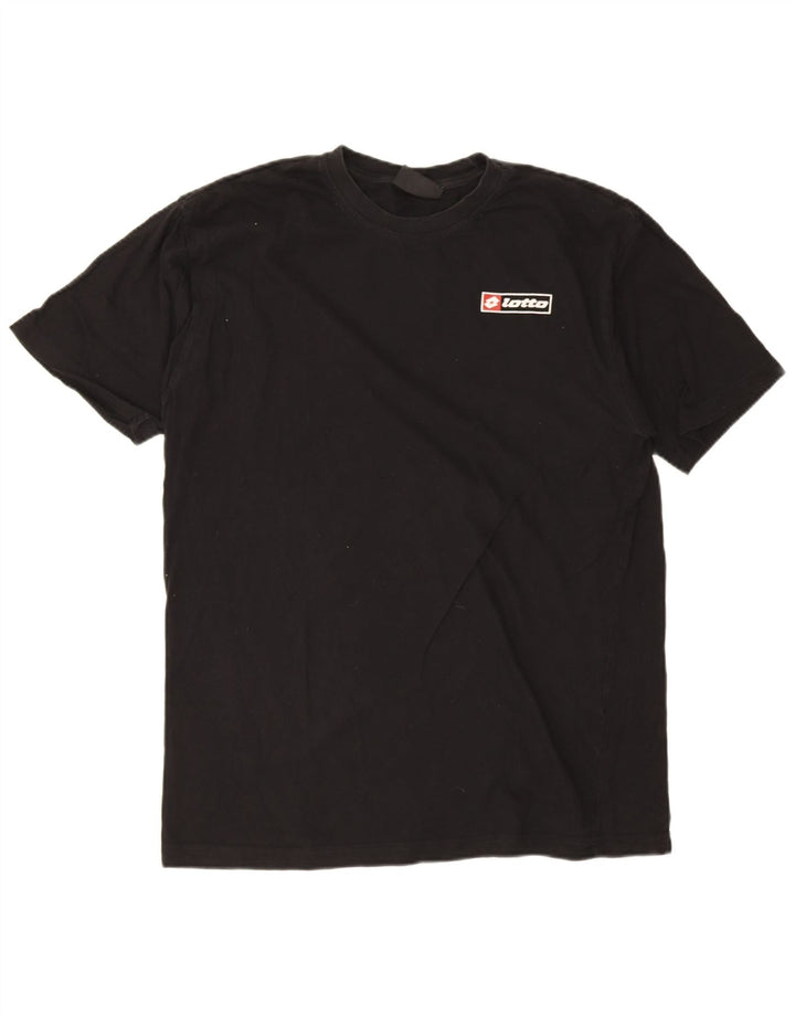 T-shirt da uomo Lotto Top Large Nera
